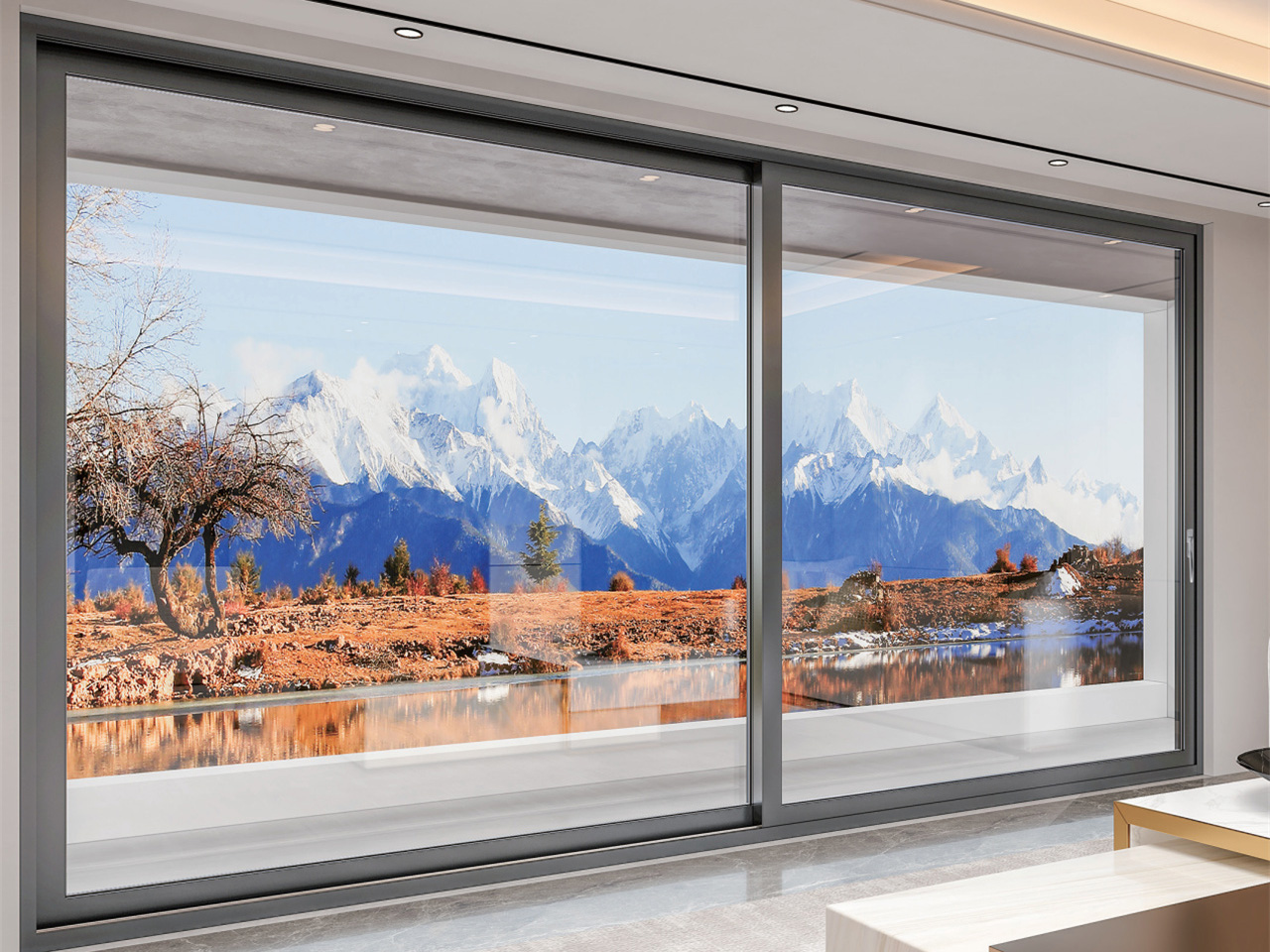 Ultra-Slim Sightline Sliding Door