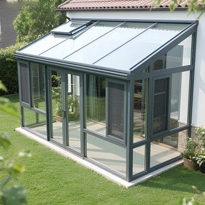 Aluminum Alloy Frame Winter Garden Backyard Casa Sun Room Glass House Outdoor Greenhouse Sunroom
