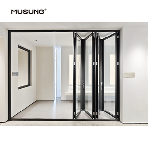 Exterior Aluminum Accordion Folding Patio Doors